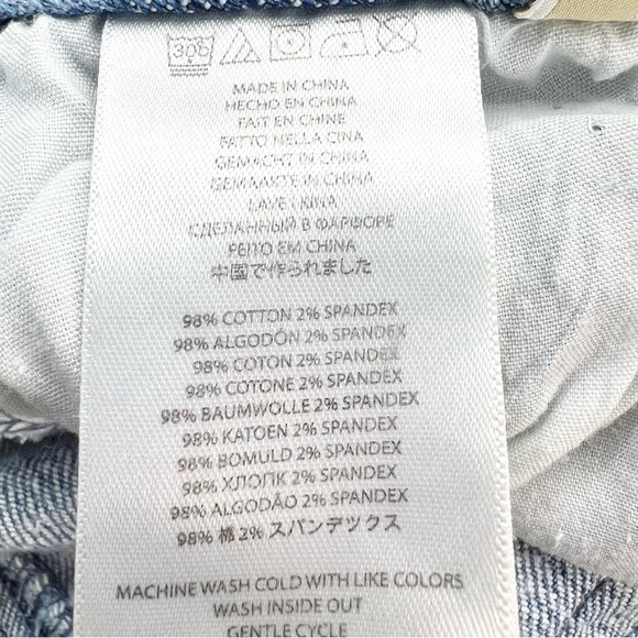 Michael Kors light wash bleach spotted skinny jeans 4 - Picture 10 of 11